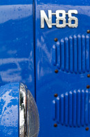 Oud blauw.