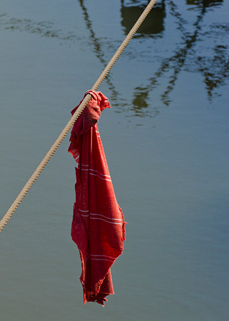 Rode vlag.